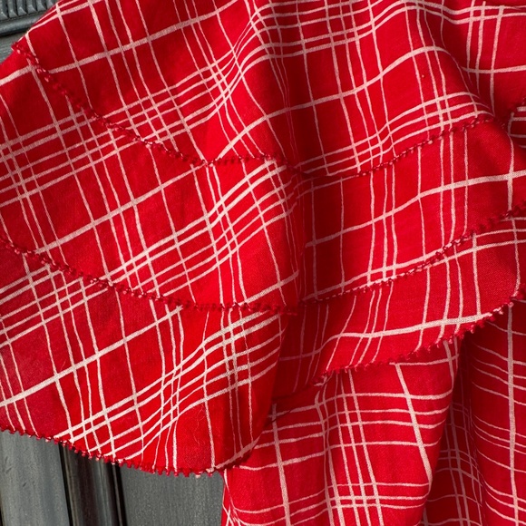 Doen Analicia Sylvie Plaid top size L - Picture 9 of 14